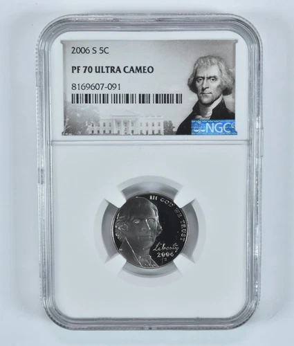 2006-S Jefferson Nickel PF70 UCAM NGC Special Label