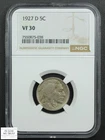 1927 D Buffalo Nickel 5C NGC VF 30
