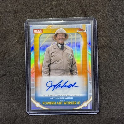 2026 Topps Finest Fantastic Four Powerplant Worker #1 Jay Underwood Auto FA-JU
