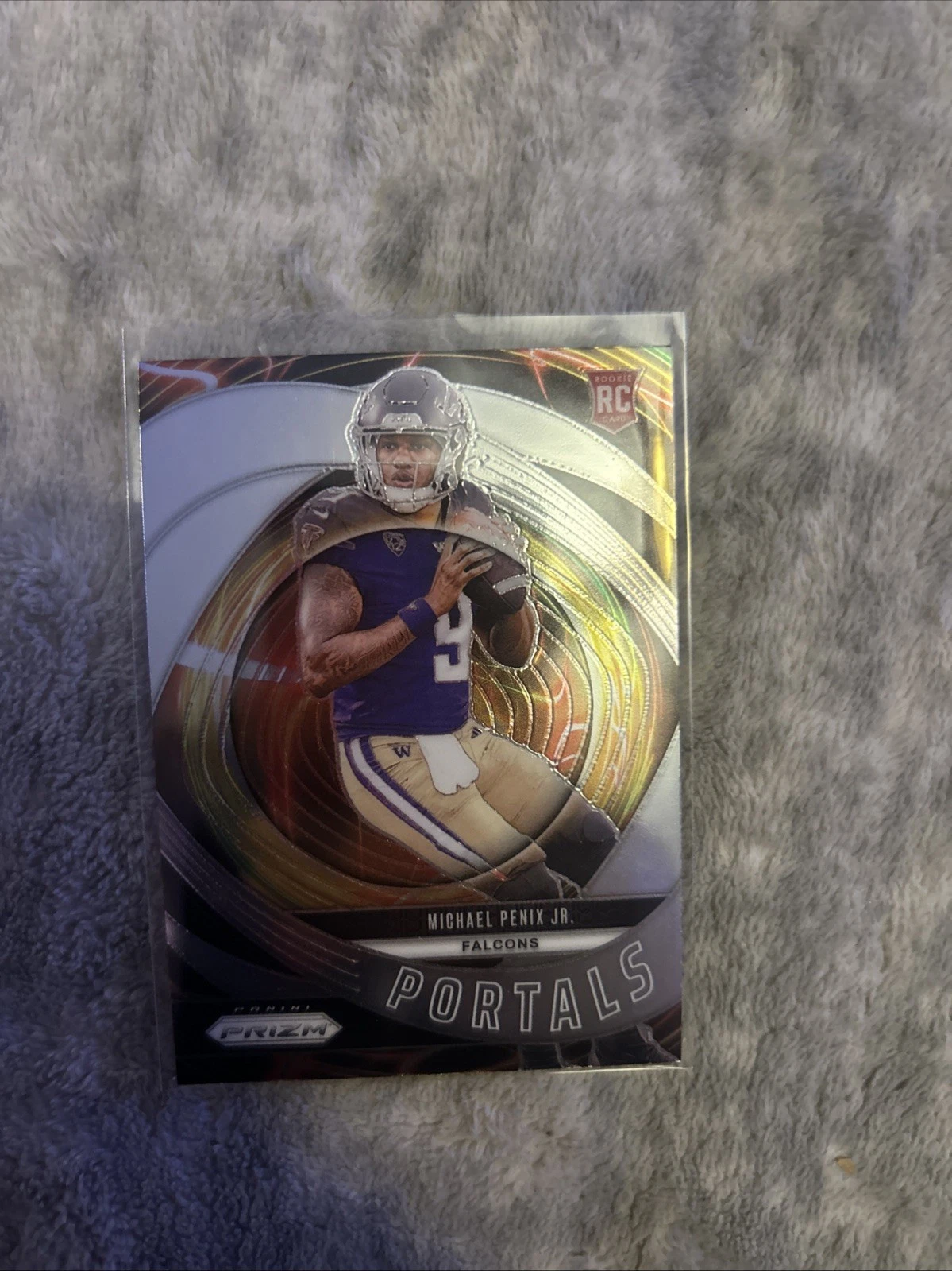 2024 Panini Prizm - Portals Michael Penix Jr. #6 Silver Prizm (RC)
