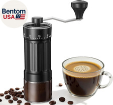 Mini Manual Coffee Grinder with 40 Adjustable Settings, Portable Hand Coffee Bea