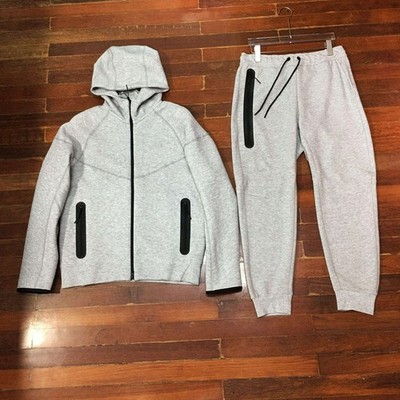 Men s Casual Tech Fleece Tracksuit Set   Hoodie & Joggers Streetwear