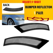 For 2007-13 BMW E92 335i Coupe Clear Bumper Side Marker Reflector Lamps 2-20X