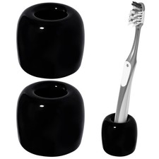 Urbanstrive Ceramic Toothbrush Holders for Bathrooms, Sleek Tooth Brush Holde...