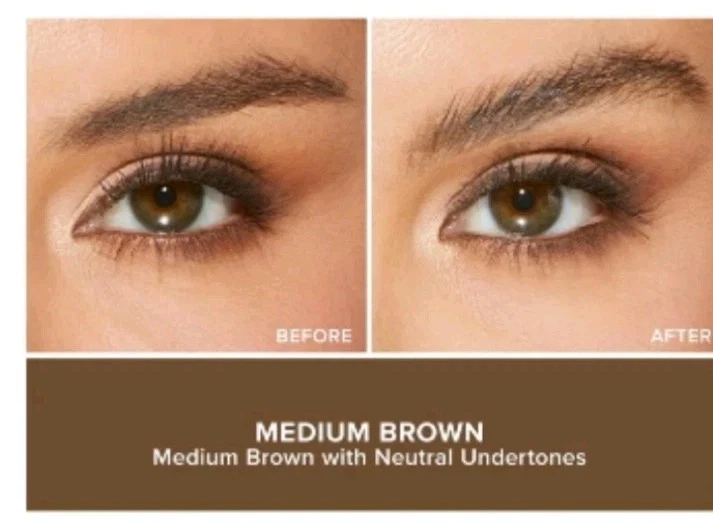 Too Faced 2 PACK! Super Fine Brow Pencil Smudge Proof WP Medium Brown 0.08g NIB - Image 4 of 4