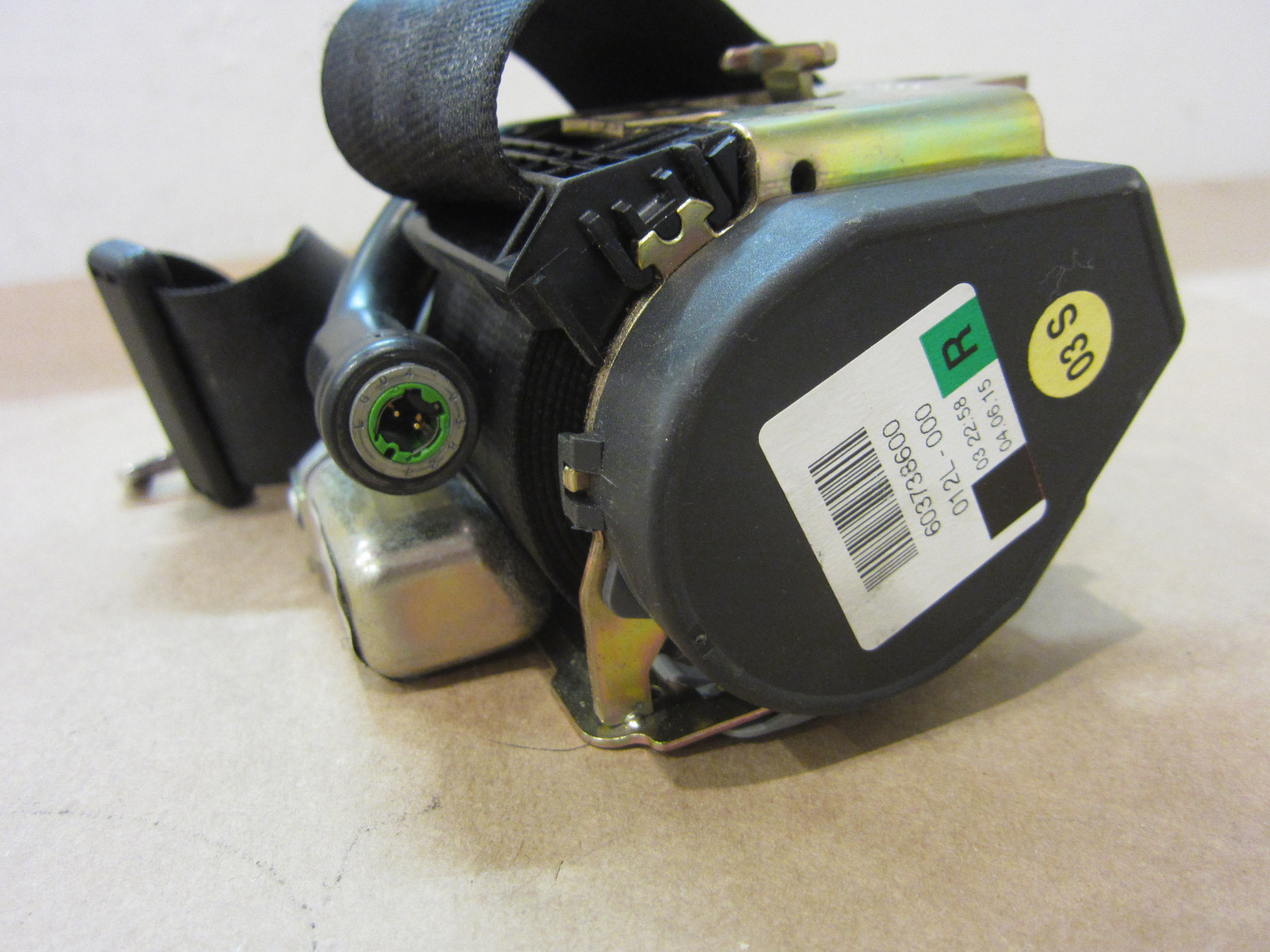 Lamborghini Gallardo - RH Front Seat Belt Assembly/Roller - Part # 401857706A