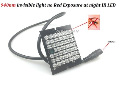 CCTV 48PCS Led Invisible Night Vision 940nm IR Infrared