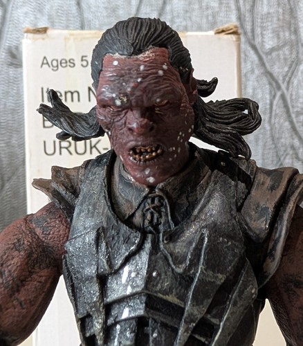 Seltene Herr der Ringe Uruk-Hai Figur Burger King Mail-away Ltd Edition - Originalverpackt - Bild 3 von 13