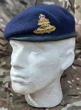 Royal Artillery Officers Beret & Embroidered Cap Badge New