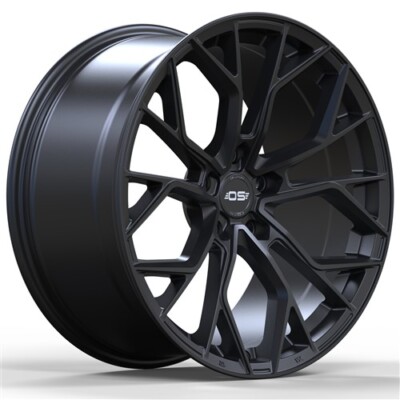 SET OF (4) OS WHEELS Si03 22x9 Blank +20 Matte Black