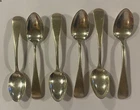 Towle Sterling .925 6 Demitasse Espresso Spoon 4.5” French Tip-Old English 68 Gr
