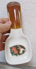 vintage spoon rest, Otagiri Japan Hummingbird design, beautiful kitchen decor