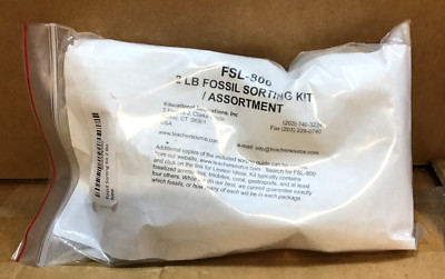 Fossil Sorting Kit 2 Pounds Q22 | eBay