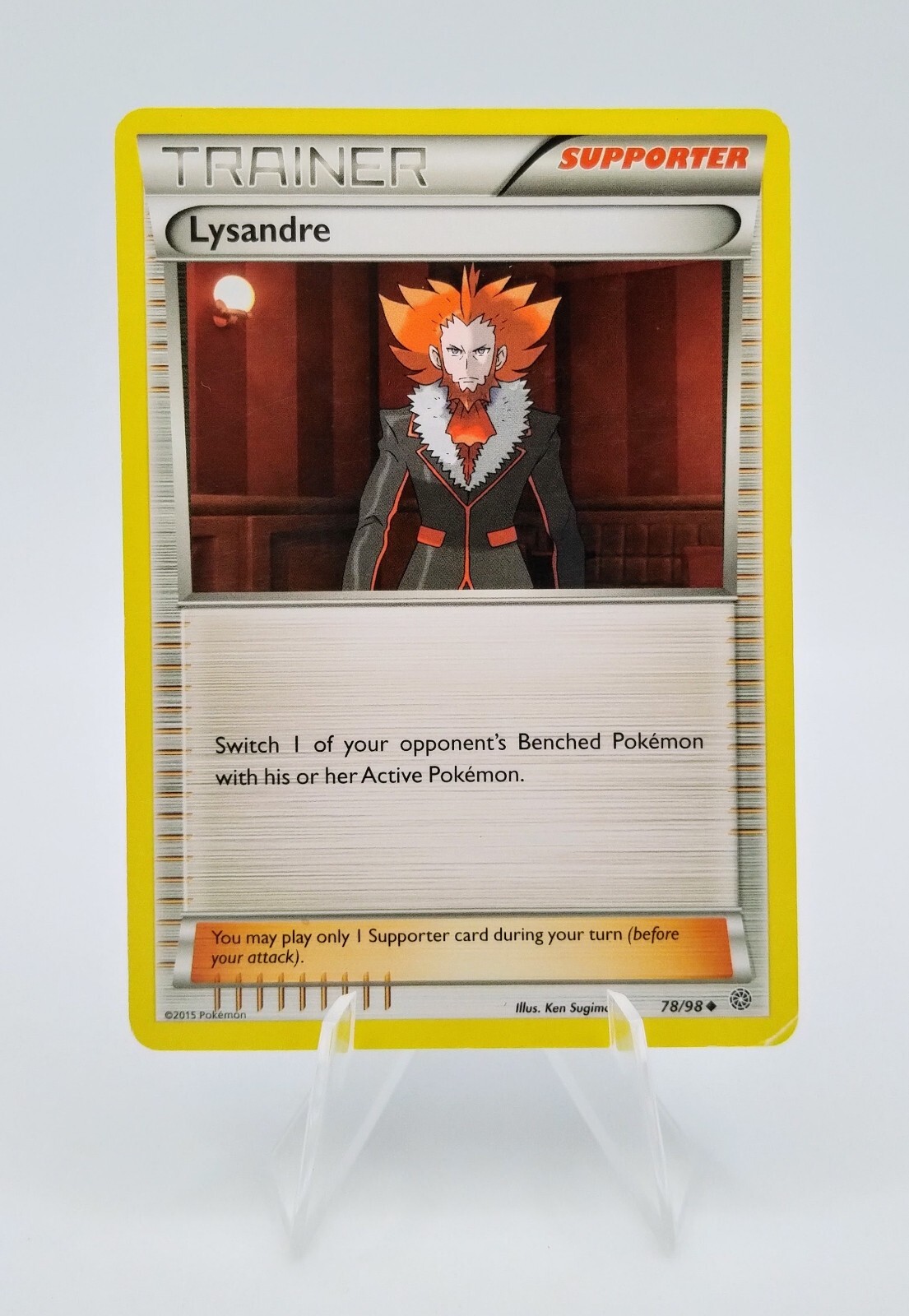 Lysandre 78/98 XY Ancient Origins 2015 Pokemon Card