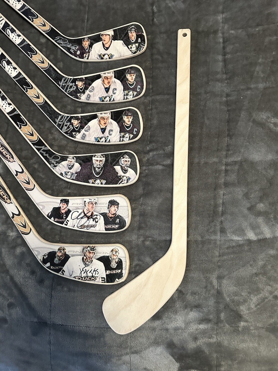Mystery Anaheim Ducks Mighty Ducks autograph mini sticks! READ