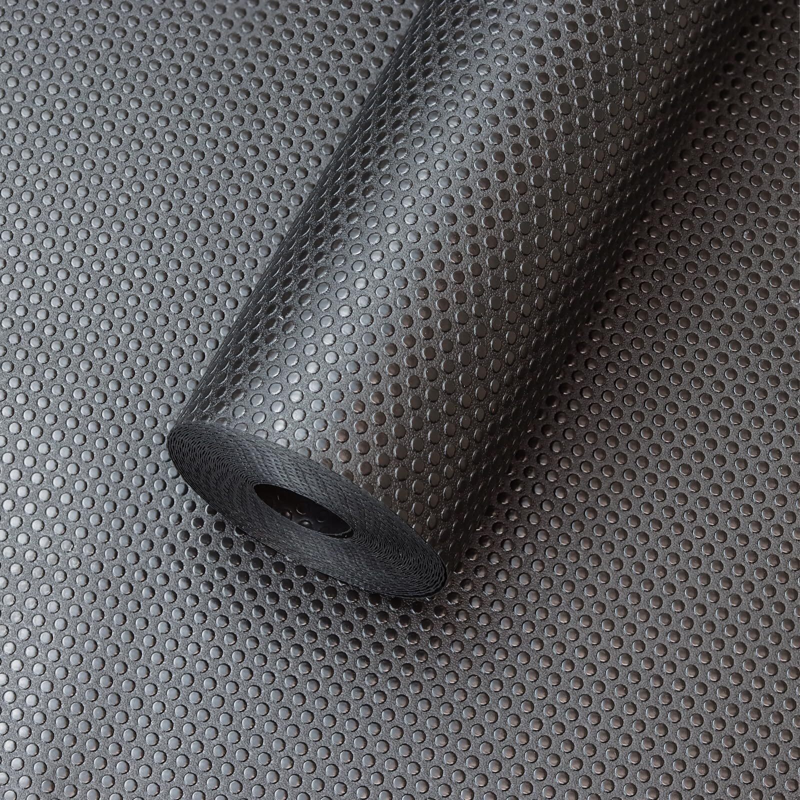 Cabinet Shelf Liner 11-inch Wide - Black Waterproof Kitchen Drawer Liner - 11...-image