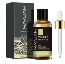 MAYJAM 100 ml 100% Pure Essential Oil Aromatherapy Home Fragrance Oil Vanilla