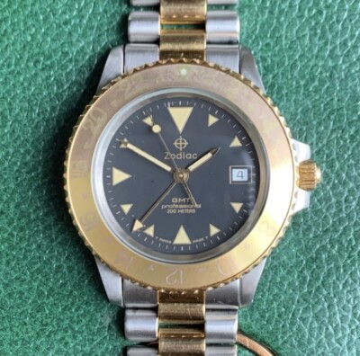 Vintage Zodiac Root Beer GMT Ref. 806.22.06 Ghost Bezel Two Tone