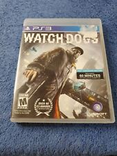 PS3 Watch Dogs (Sony PlayStation 3, 2014) Game CIB Complete w/ Manual & Tested