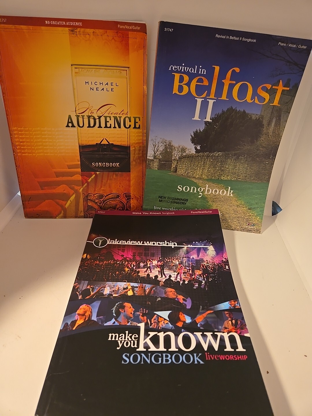 Christian Song Books ~PIANO, VOCAL, GUITAR ~NON-CD VERSION Lot Of 3