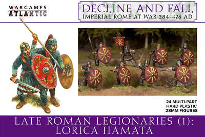 Wargames Atlantic 'Late Roman Legionaries I : Lorica Hamata (24)' 28mm Soldiers