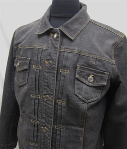 chicos black denim jacket