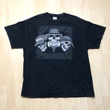Vtg Compton Homie Skulls from the Hood Shirt XL NWA Rap Music Tee Y2K EUC