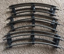 6 Pieces Vintage All Metal Train Track