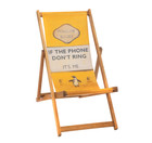 Harland Miller - Deckchair - If the phone don't ring its me. 2013. Edition of 50