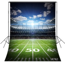 American Football Stadium Arena Sunshine 8X10FT Vinyl Backdrop Photo Background