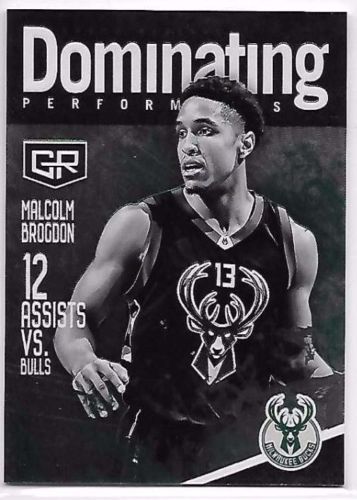 2016-17 Grand Reserve Malcolm Brogdon RC Dominating Performances Insert