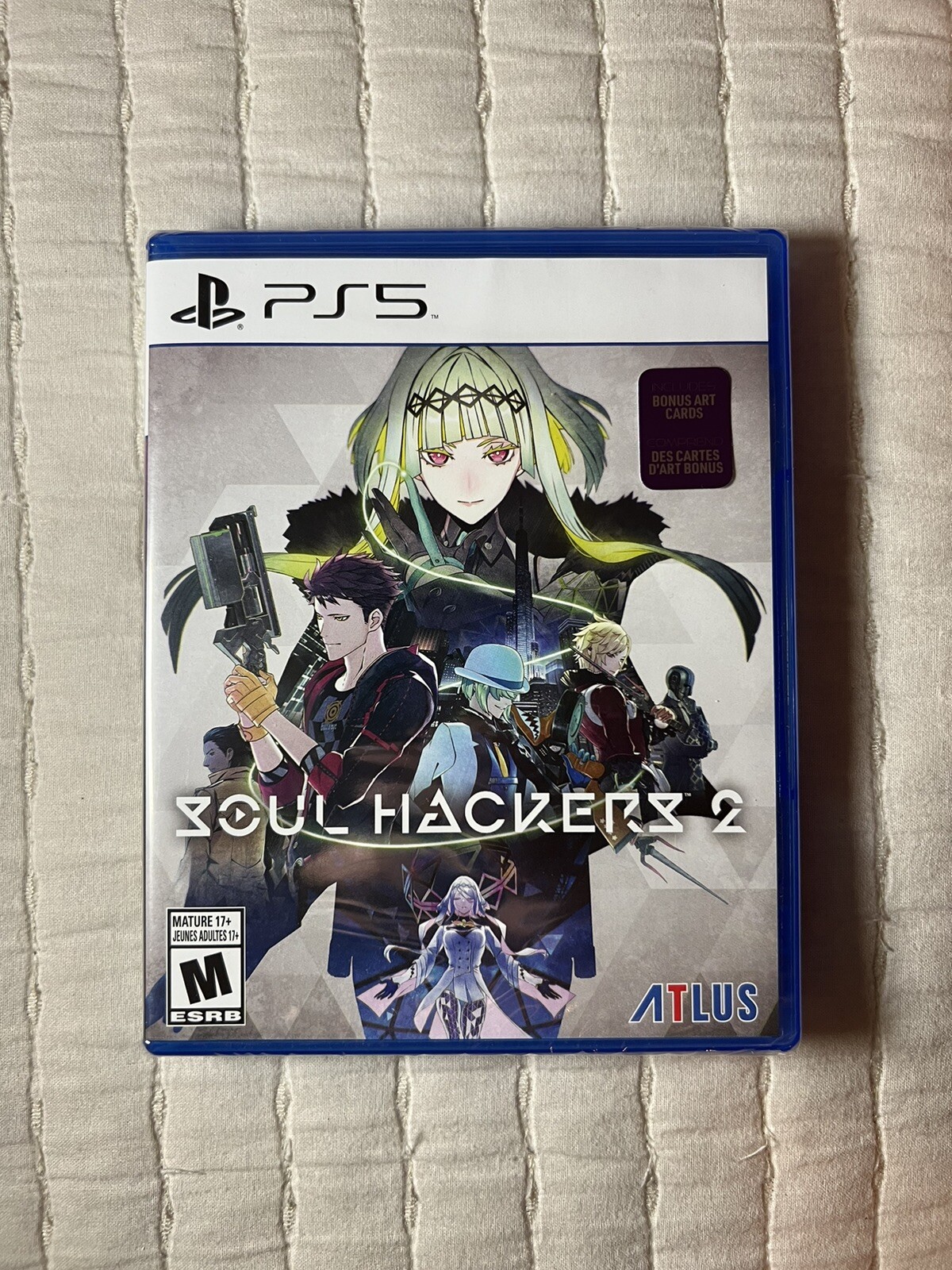 Brand New PS5 Soul Hackers 2 Launch Edition Playstation 5 Game + Bonus Art  Cards