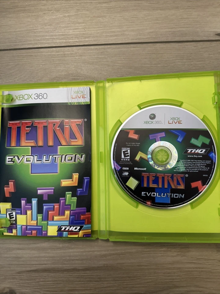 Tetris Evolution (Microsoft Xbox 360, 2007) Complete with Manual Good Condition - Image 4 of 4