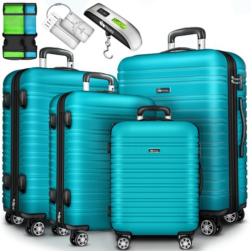 tillvex® Reisekoffer Set Koffer Hartschale Trolley Kofferset Tasche S-M-L-XL - Bild 113 von 120