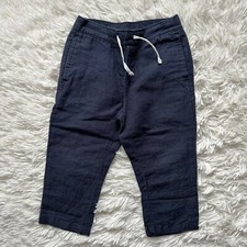 Janie And Jack Linen Cotton Pull On Pants Size 18-24 Months