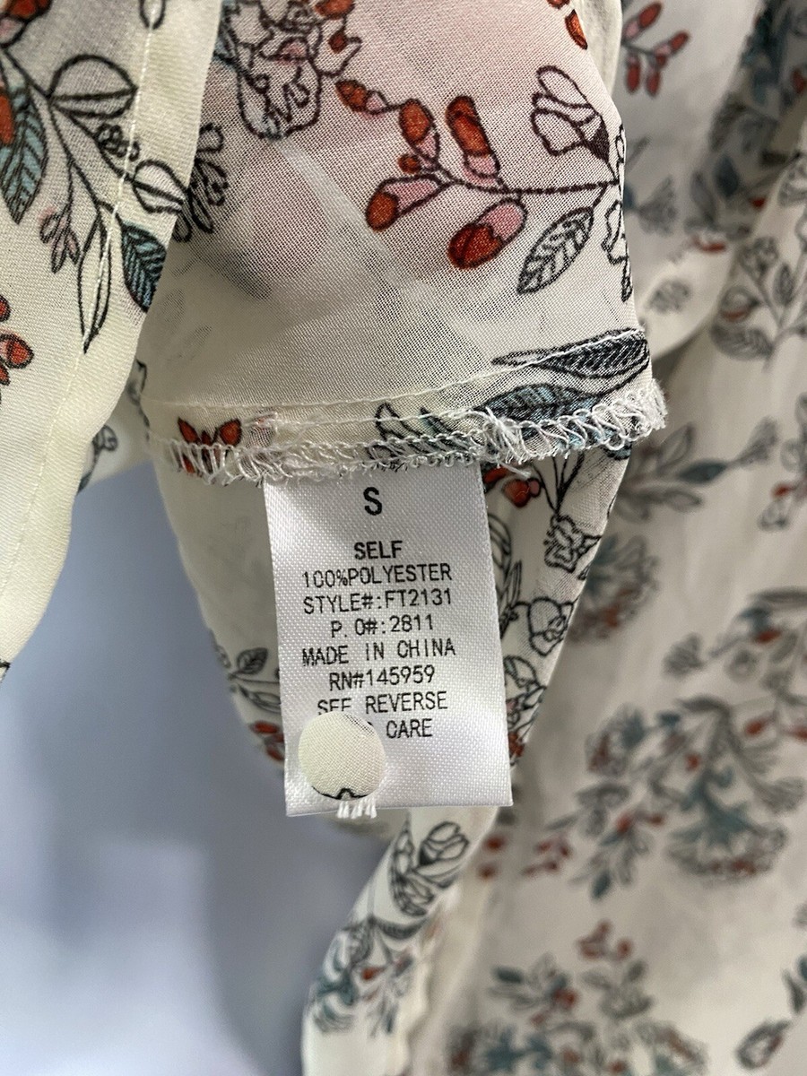 Dress Forum Los Angeles Small Blouse Women So Feminine! Ruffled