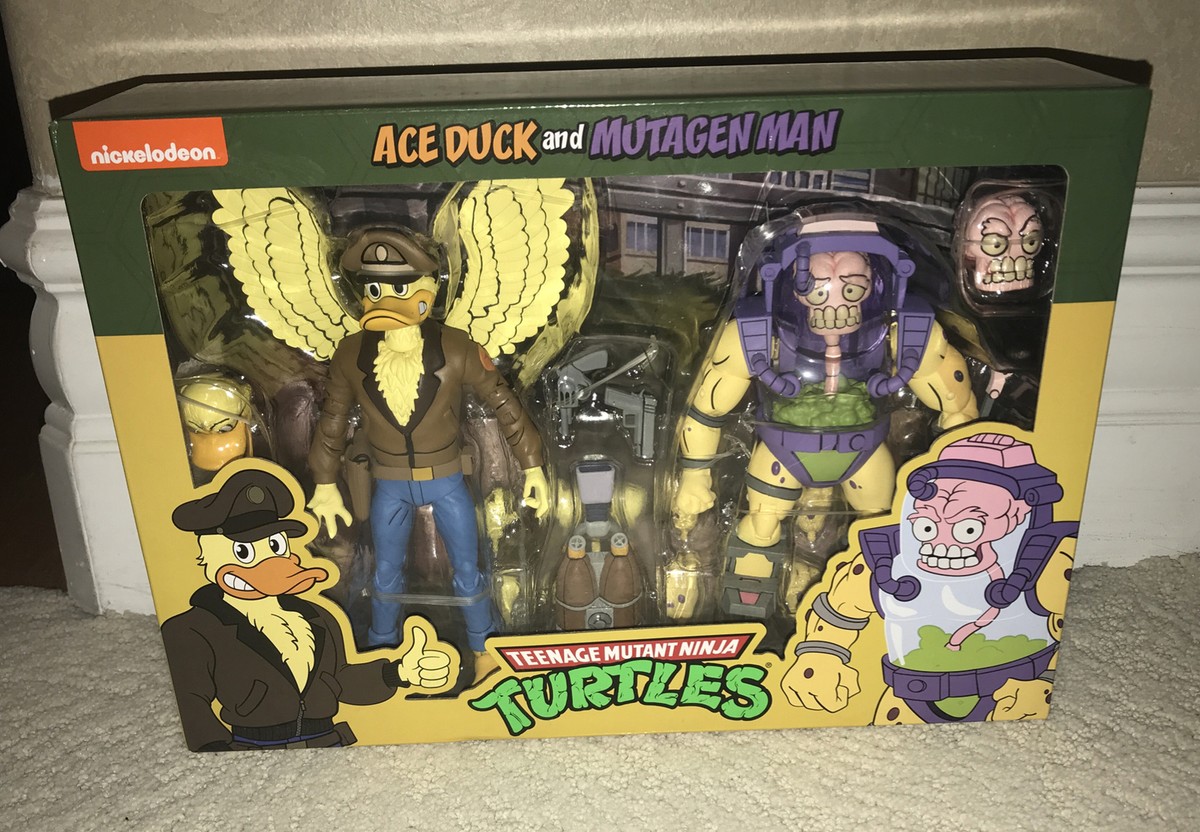 🔥NECA Teenage Mutant Ninja Turtles Ace Duck & Mutagen Man TMNT