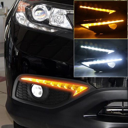 2x Front Bumper Fog Light Led DRL Lamp Turn Signal For Honda CRV CR-V 2012-2014 - Picture 13 of 14