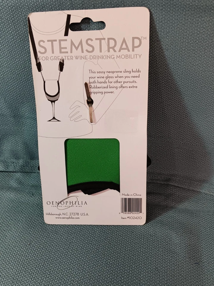 Bebedores de vino Oenophilia STEMSTRAP para una mayor movilidad para beber vino Foto 3 de 4