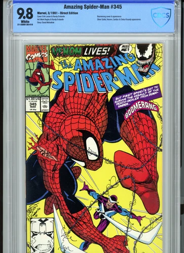 Amazing Spider-Man #345 (1991) Marvel CBCS 9.8 White