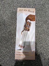 4 in 1 Hot Air Brush Curler Straightener Hair Dryer Brush NIB