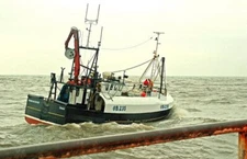 Photo 6x4 Trawler departing Kilkeel (4of6) Riverside See [[1141863]].  No c2009