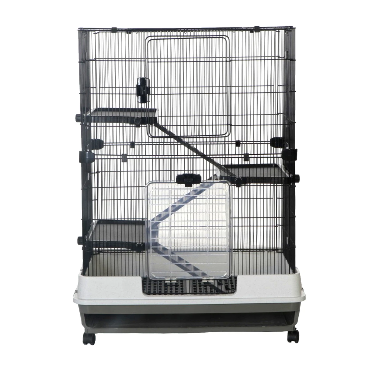 Rat Ferret Chinchilla Small Pet Cage 80cm 3 Level Platforms New