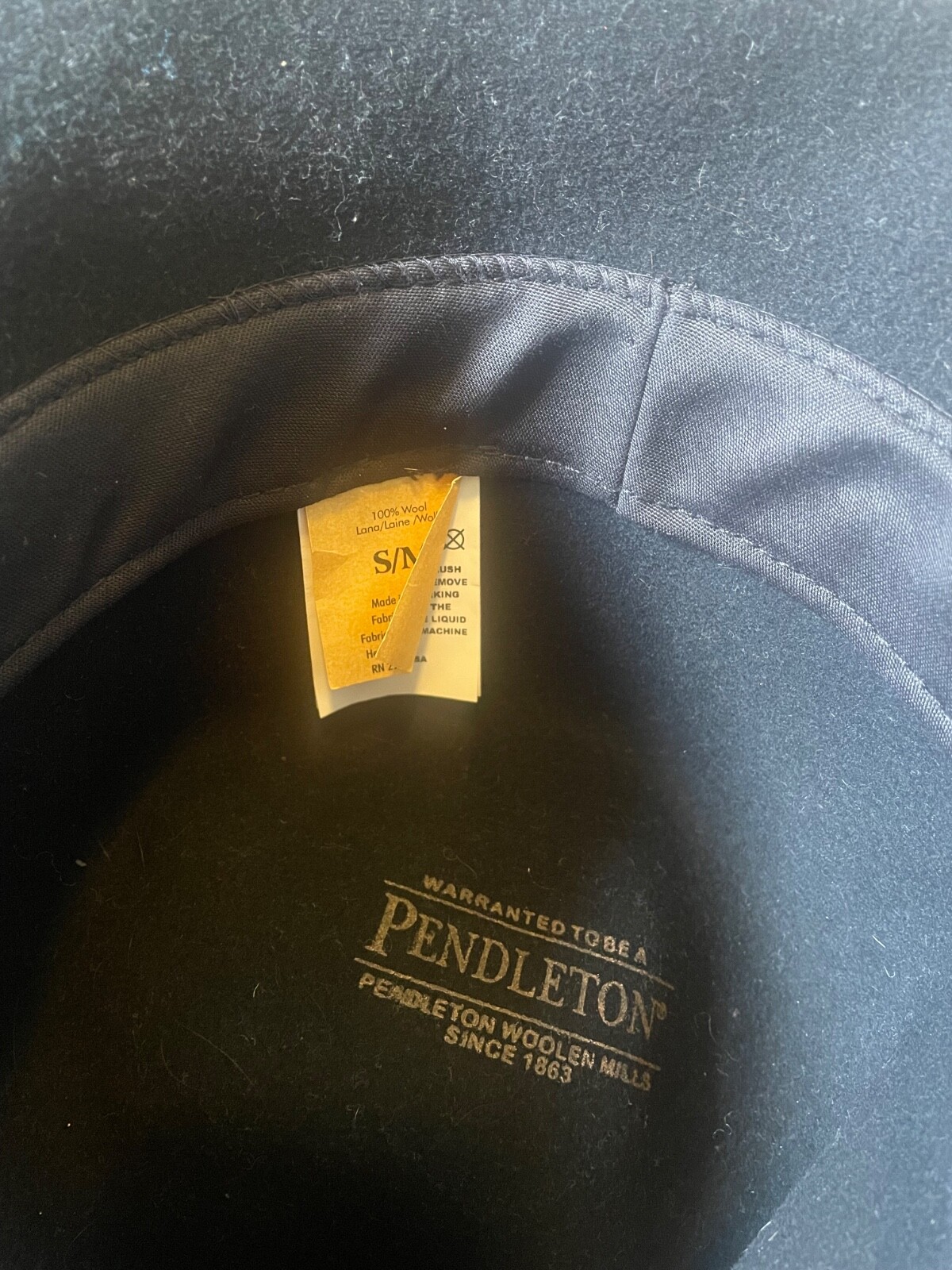 Pendleton Wool Hat (used excellent condition) - S… - image 3