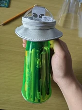 Sunstar UFO Pen Case Green Pencil Pouch Unidentified Flying Object NEW Japan