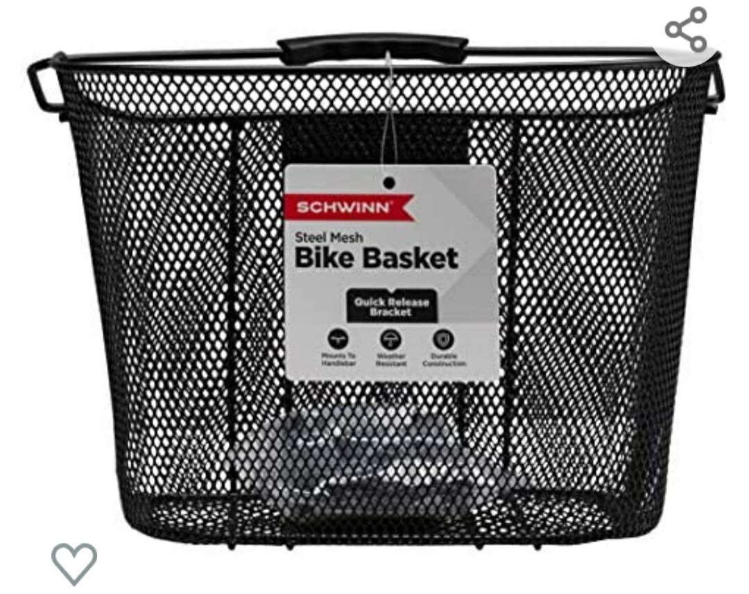 Schwinn Bike Bicycle Quick Release Wire Basket Handlebars Mounts 014