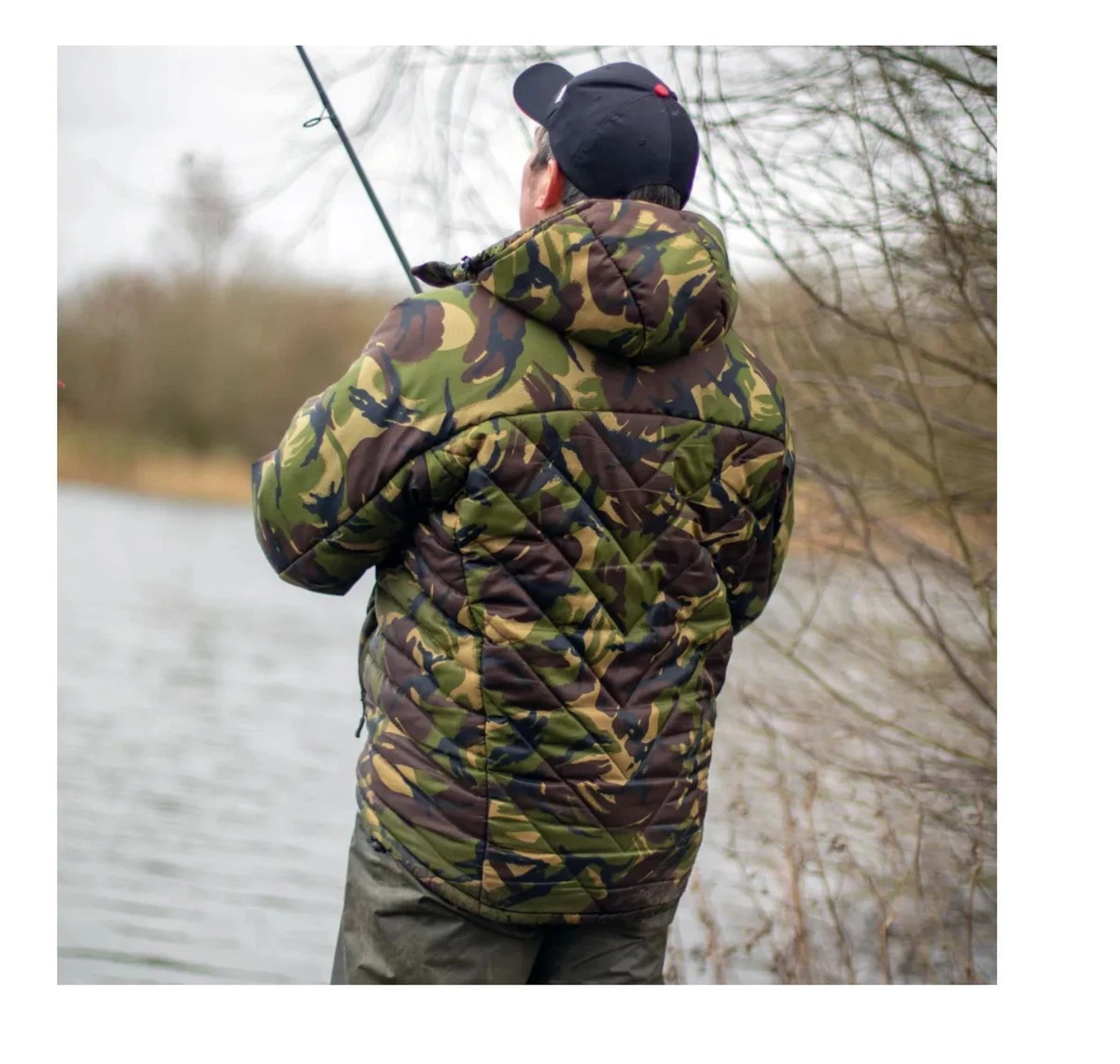 Camouflage fishing hotsell jacket