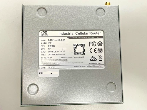 Inhand Industrial Cellular ROUTER - IR611 S-FB63 - Picture 2 of 6