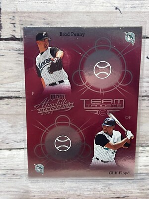 2002 Absolute Memorabilia Team Tandems #TT13 C.Floyd B.Penny