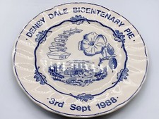 VINTAGE DENBY DALE BICENTENARY PIE 3rd SEPT 1988 JOHNSON BROTHERS PLATE